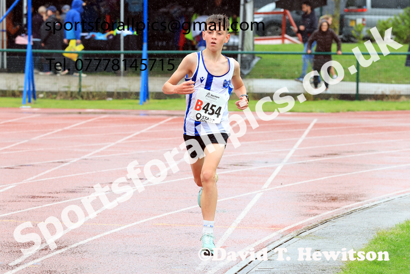 BBoys Under-15s 2025 Northern Athletics Autumn Road Relays, Leigh, Lancashire. Photo: David T. Hewitson/Sports for All Pics